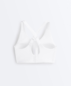 Oysho Кроп-топ Compressive, белый