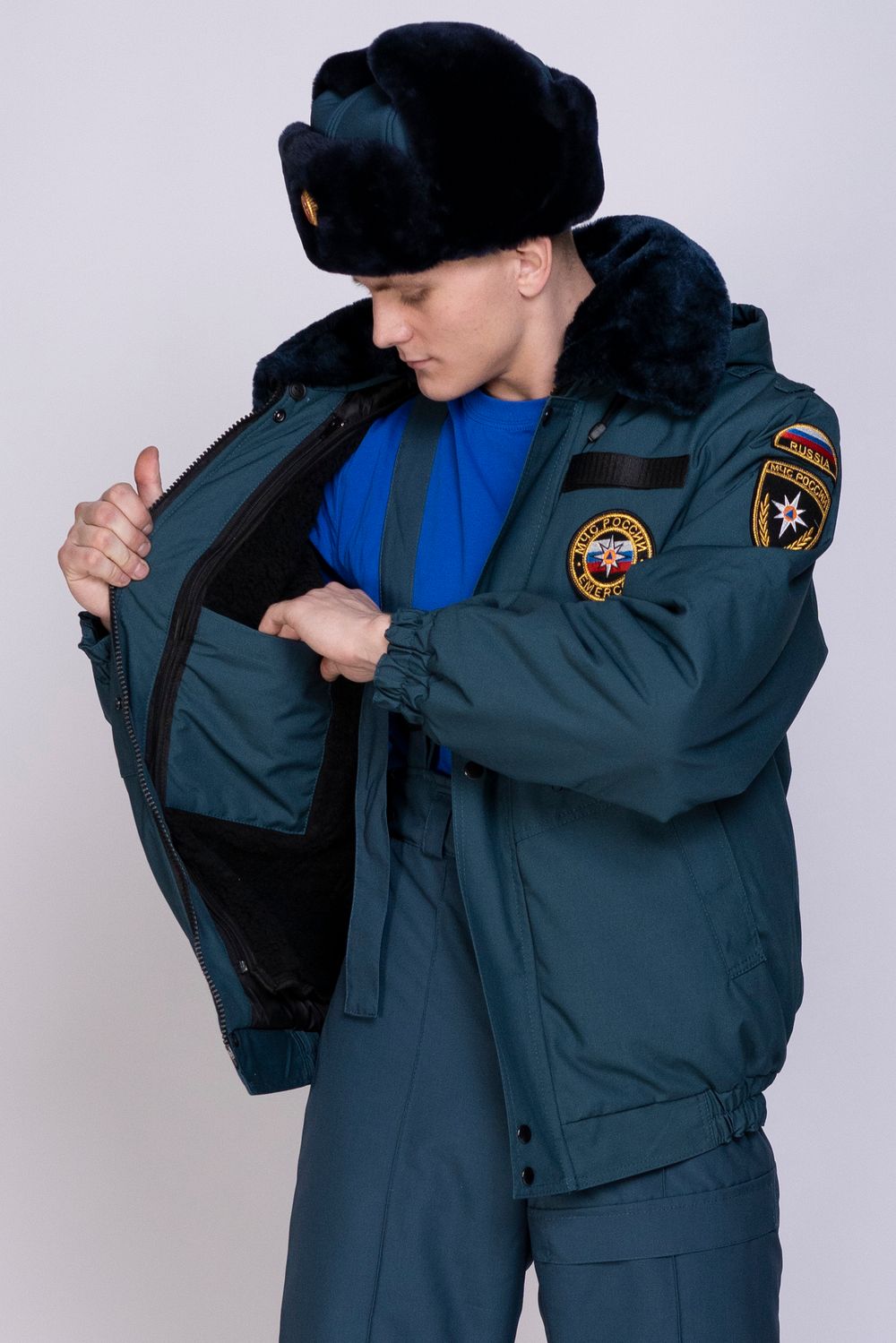 Куртка утепленная укороченная