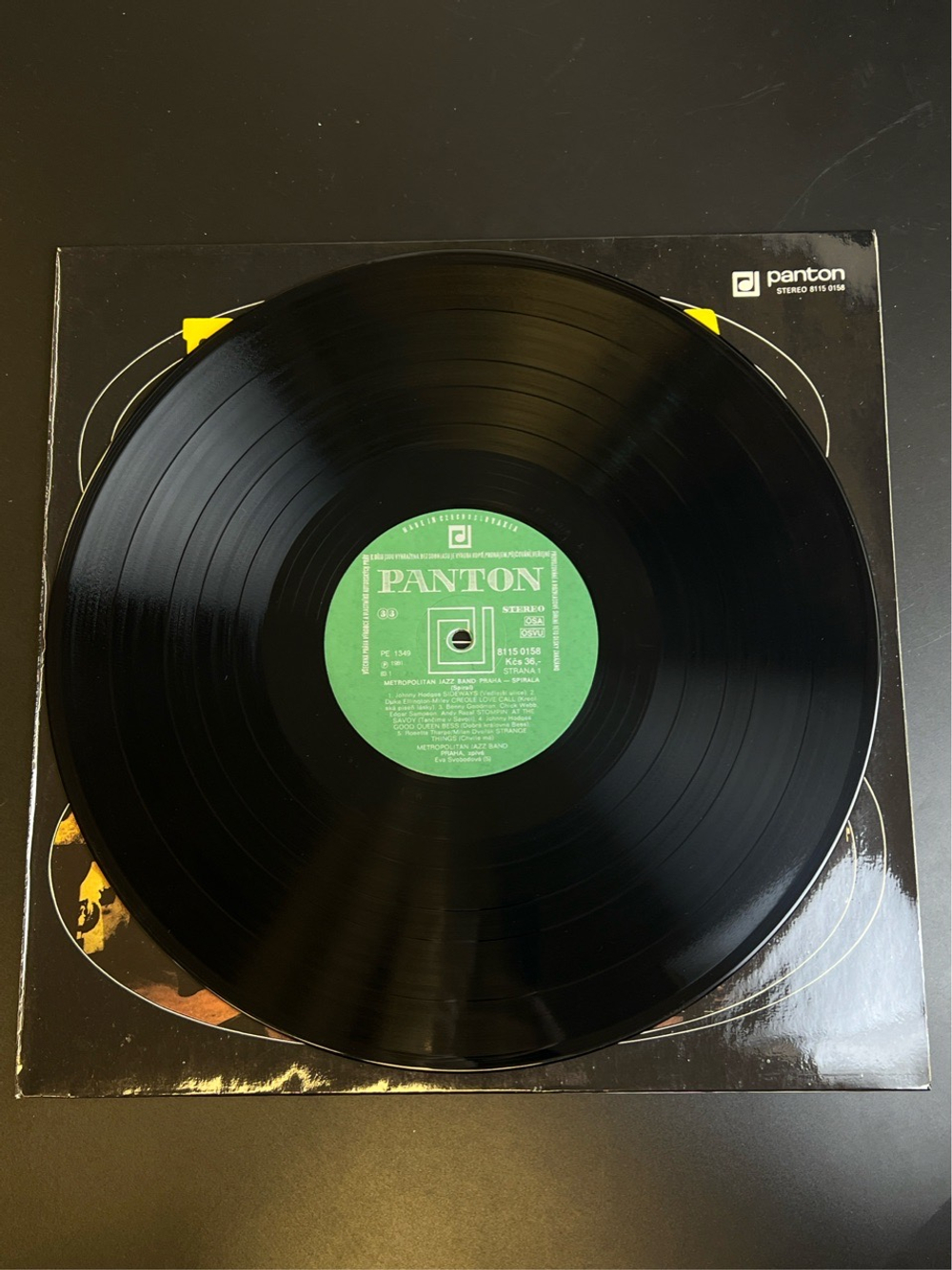 LP Metropolitan Jazz Band Praha. Джаз. Виниловая пластинка 12 дюймов. Panton Чехословакия 1980 год.