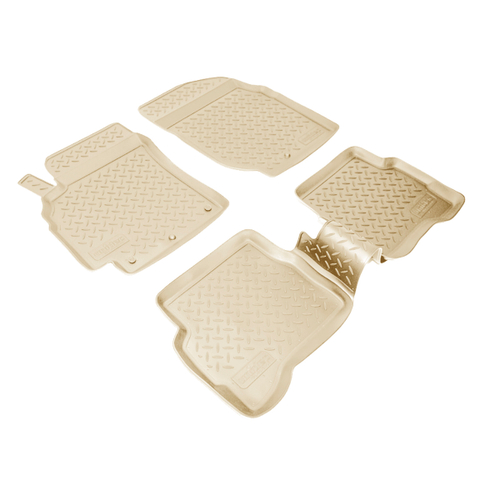 Ковры в салон Norplast/Unidec для Nissan Almera Classic (2006-)Полиуретан,Бежевый, арт.NPL-Po-61-05-B