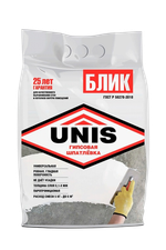 Шпатлевка UNIS БЛИК универсальная гипсовая 5 кг