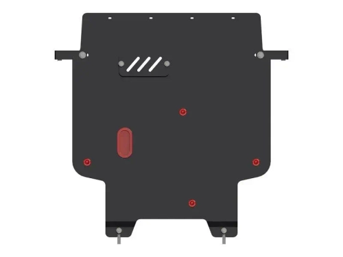 Защита картера и КПП Sheriff для Dodge Avenger II (JS) 2007-2014 арт.04.1242