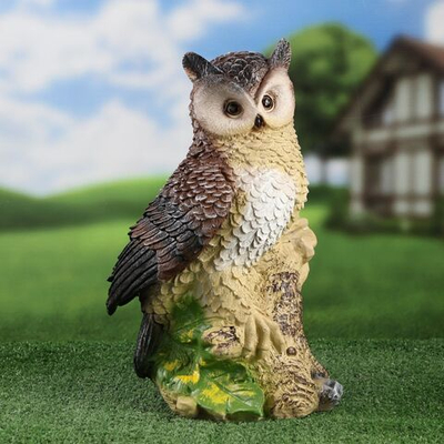 Садовая фигура Филин на коряге