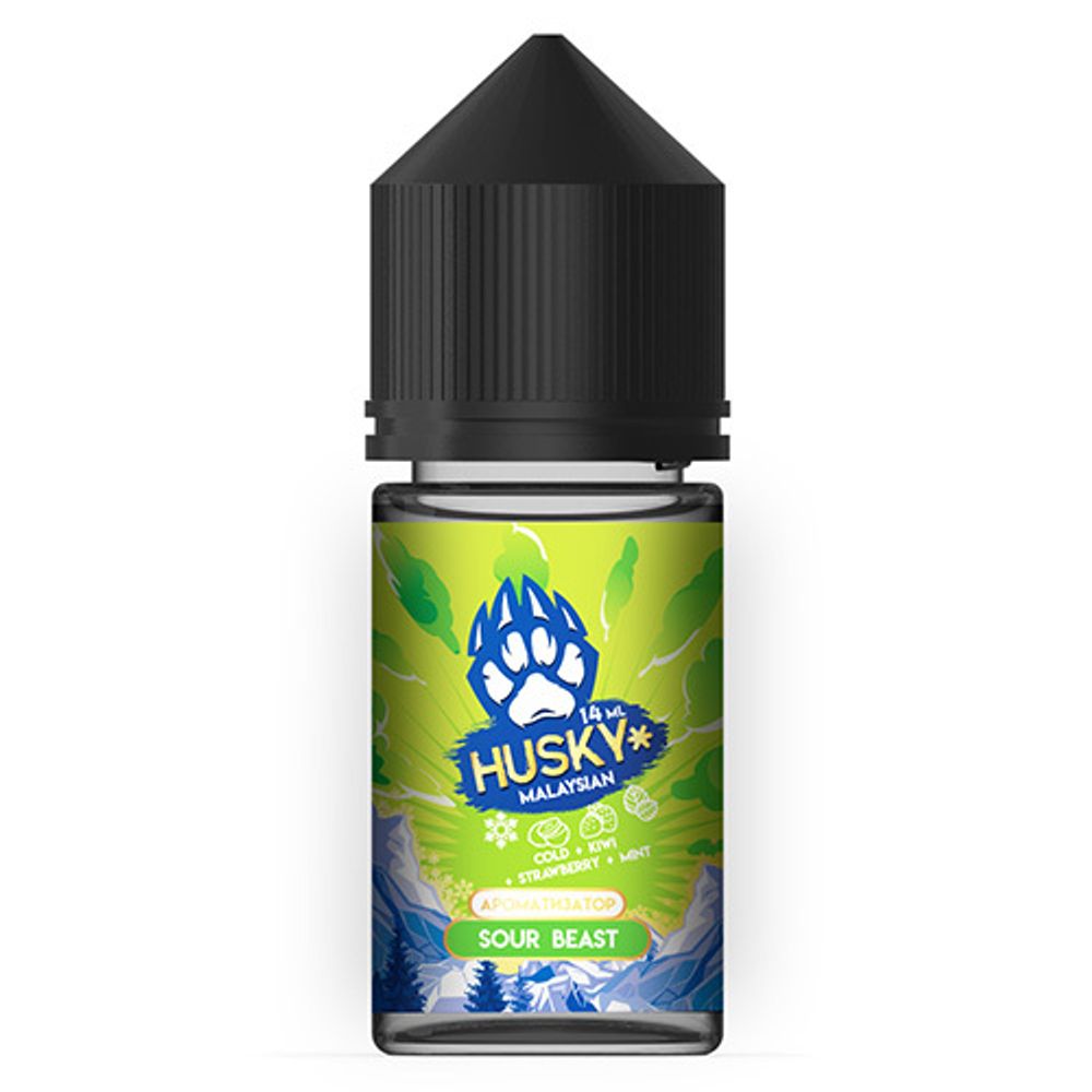 Ароматизатор Husky Sour Beas (Киви, клубника, лед) 14мл