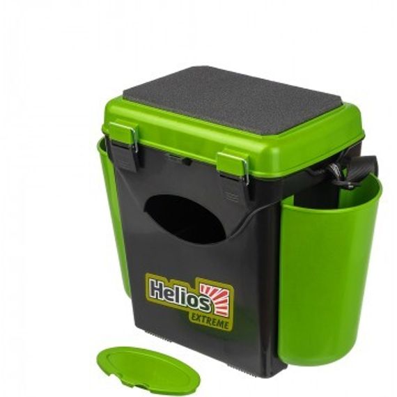 Ящик зимний Helios &quot;FishBox&quot; односекционный (10л) зеленый