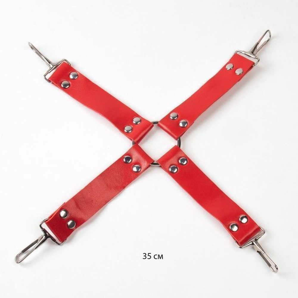 Красный БДСМ-набор «Оки-Чпоки» из 11 предметов (Цвет: красный)