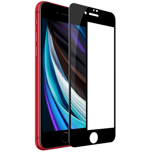 Закаленное стекло 6D для смартфона iPhone SE с 2020 года, с черной рамкой, G-Rhino