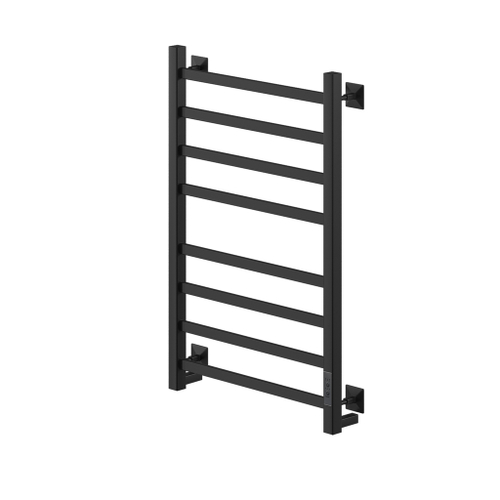 Полотенцесушитель MIXLINE TRIUMPH  80х50 (таймер, 415 Вт, 8 перекладин) электрический ЧЕРНЫЙ
