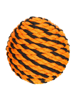 Игрушка для собак Мяч Броник Средний Doglike, Чёрно-Оранжевый, 10.5 см