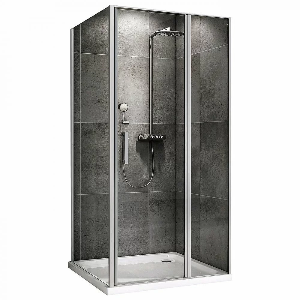 Душевой уголок ABBER Sonnenstrand AG04140S-S100 140x100 стекло прозрачное/профиль хром