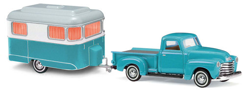 Автомобиль Chevrolet Pick-up с кемпингом (H0, 1:87)