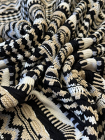 Трикотаж хлопковый Missoni в разноцветную абстрактную полоску (в.2)