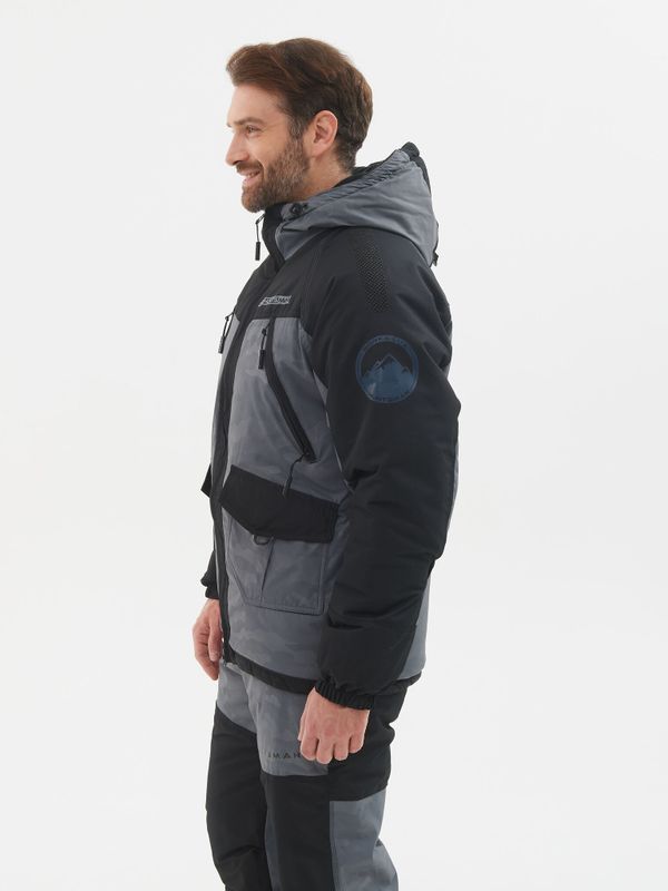 Костюм зимний Горка-Люкс ткань Breathable Camo цвет Серый