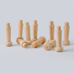 Крючки для вешалки из сосны 10 шт.