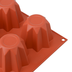 Форма для приготовления пирожных mini pandoro силиконовая