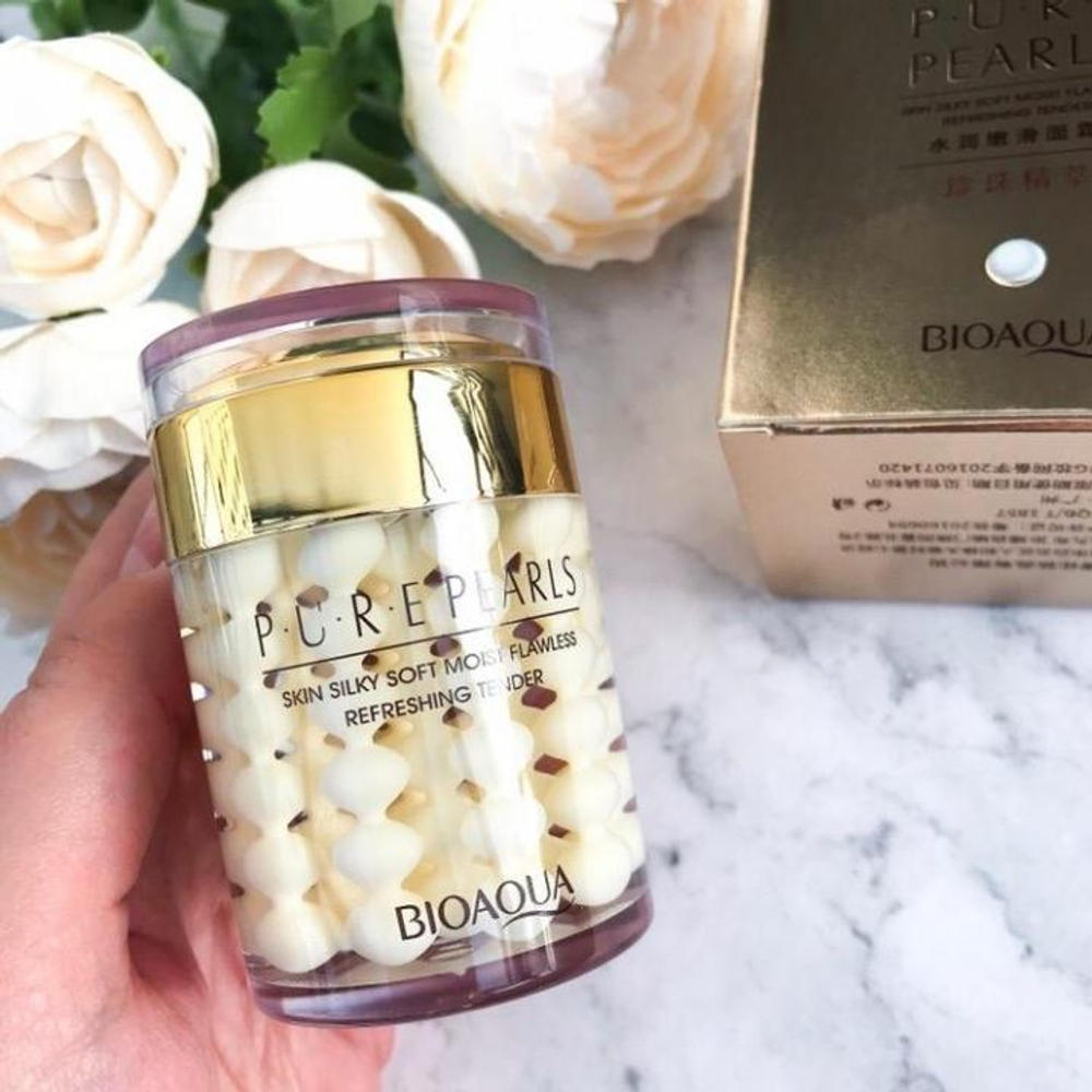 Крем для лица с жемчужной пудрой, 60г