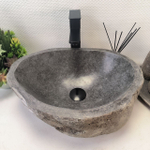 Раковина из речного камня RS-63676 (46*36*16) 0122