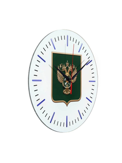Настенные часы "герб Росимущества щит 52"