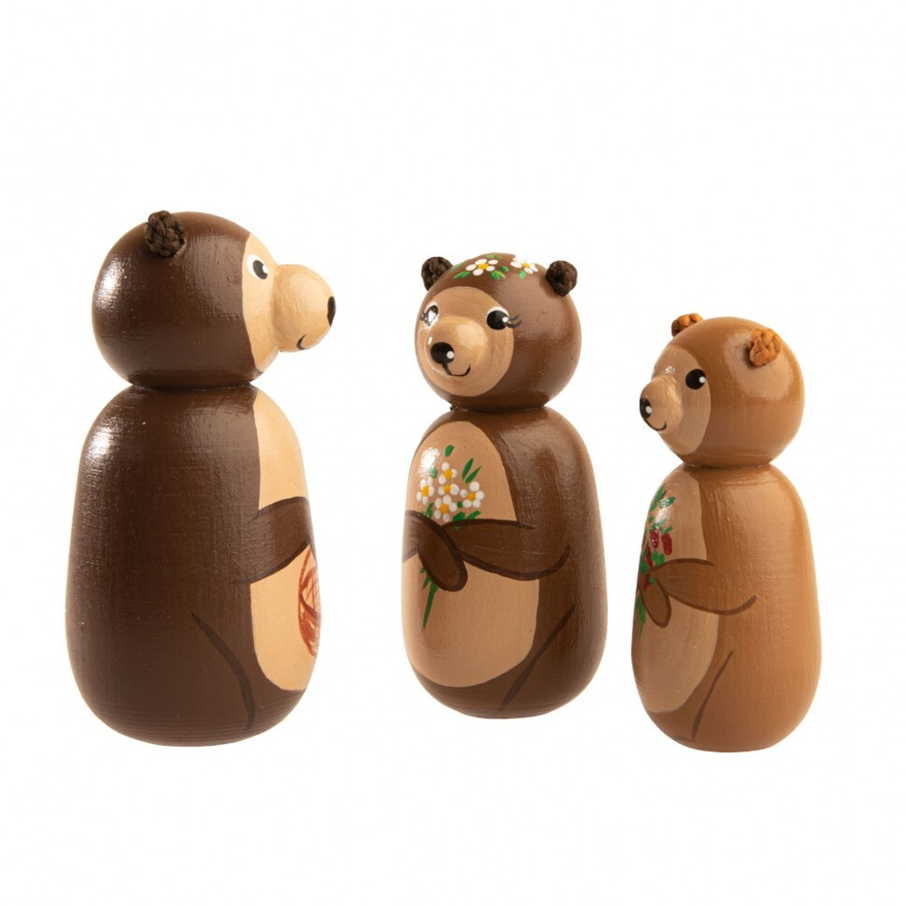 Набор пальчиковых игрушек Три медведя