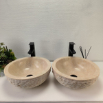 Раковина из мрамора ПАРА! Bowl Cream Marmo BM-62908 40*40*15 98