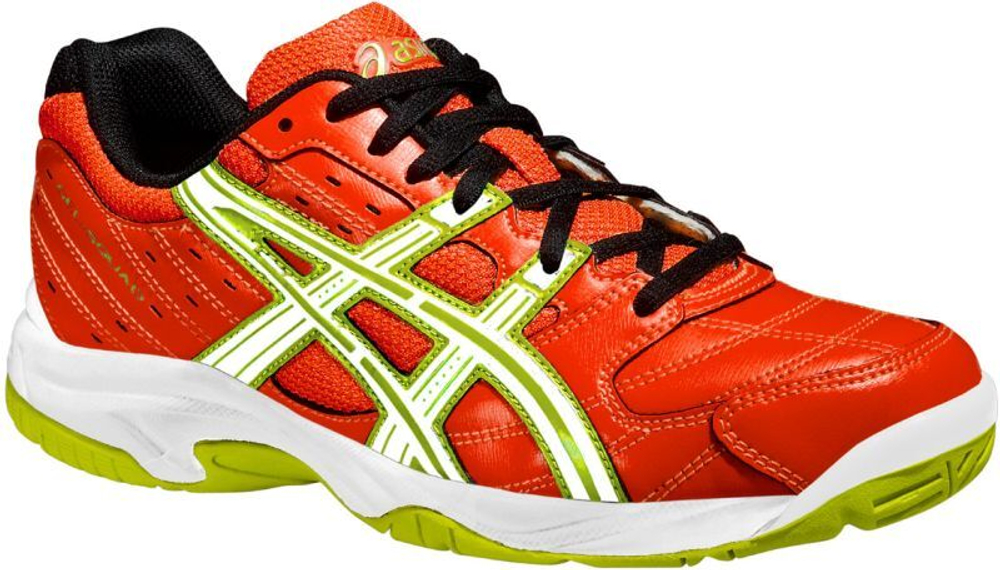 Asics Gel Squad GS cherry tomato white black Tennis Store.ru