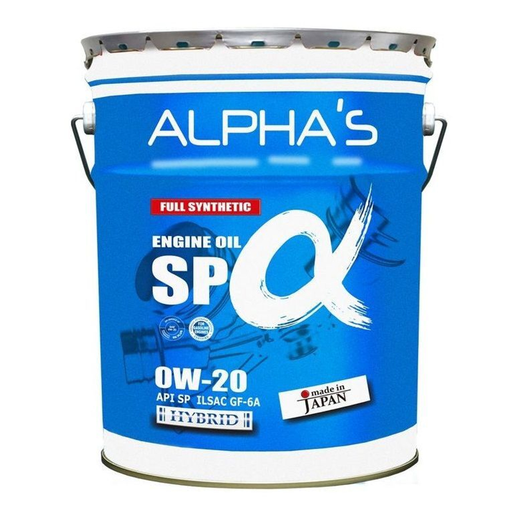 Моторное масло Alpha's 0W-20 20л
