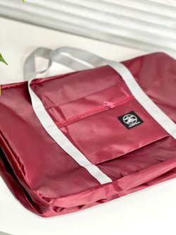 Сумка дорожная, текстильная бордовая (201723121)