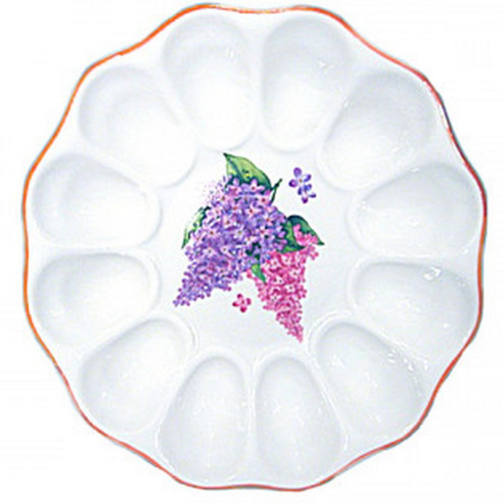 Блюдо для фаршированных яиц "СИРЕНЬ" 22 см, Беларусь. Блюдо для фаршированных яиц "СИРЕНЬ" 22 см, Беларусь.