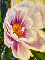 Картина «Лето на подоконнике» | Холст, масло 60х80 см | Художница Ефимова Ольга