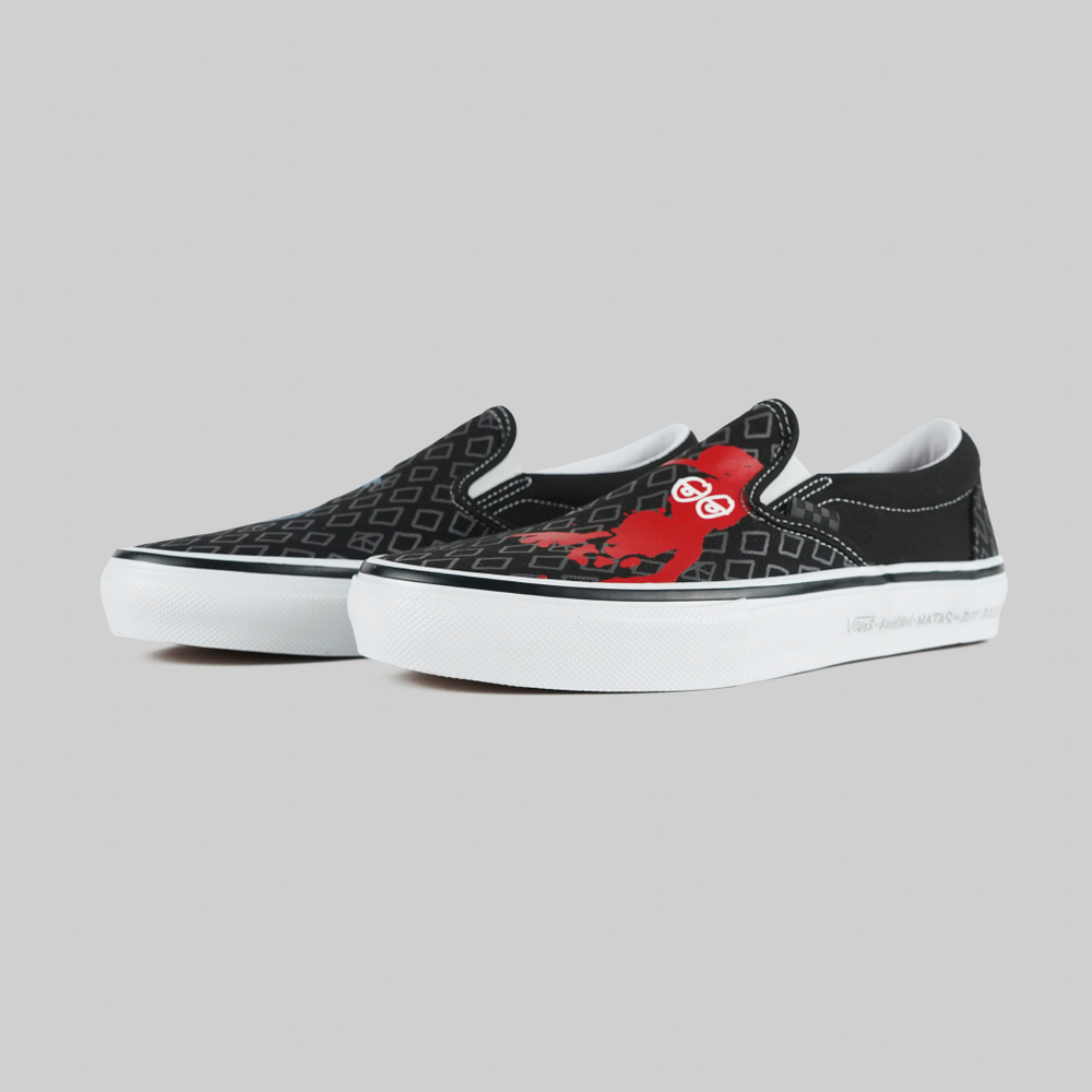 Кеды Vans Slip-On Krooked By Natas For Ray - купить в магазине Dice с бесплатной доставкой по России