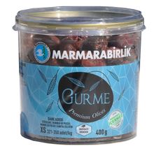 Маслины Marmarabirlik Gurme Premium XS черные с косточкой, 400 г, 2 шт