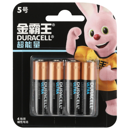 Батарейки Duracell АА алкалиновые 1,5v 4 шт. LR6-4BL Ultra power (CN)