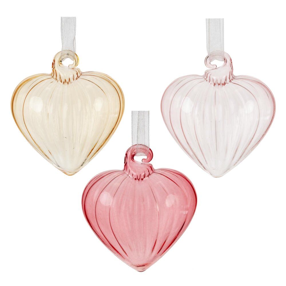 GAEM Набор из 3-х изделий декоративных подвесных "Сердце" (6*3), L16,5 W6 H3 см