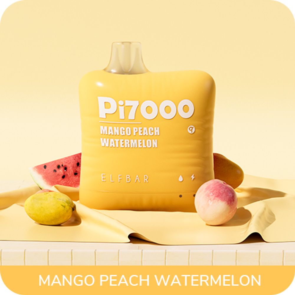 Elf Bar PI7000 500mAh Mango Peach Watermelon 5%