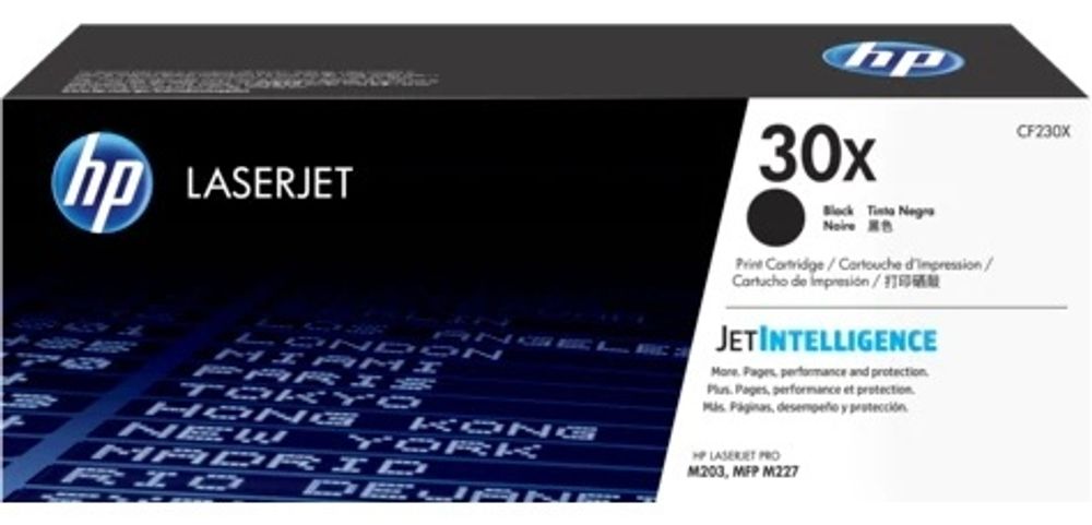 Картриджи HP 30X CF230X черный
