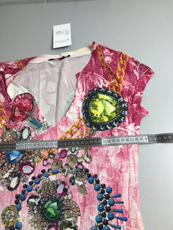 Платье ZIIIZ с принтом 44 размер