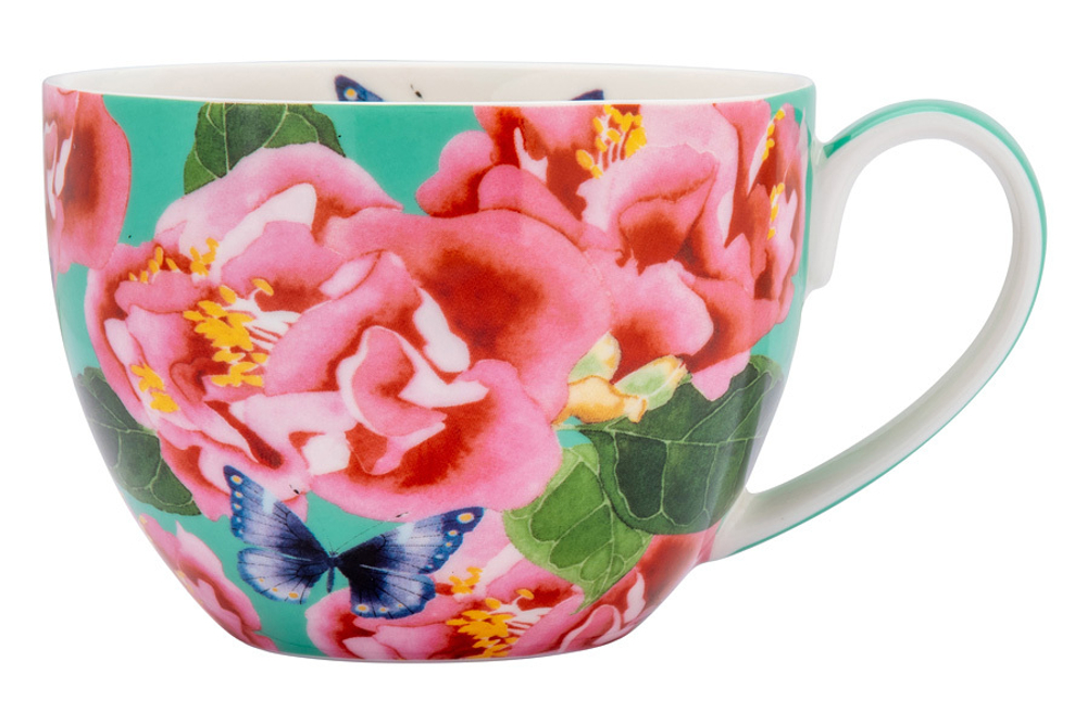 Чашка с блюдцем 400мл Maxwell&Williams Камелии