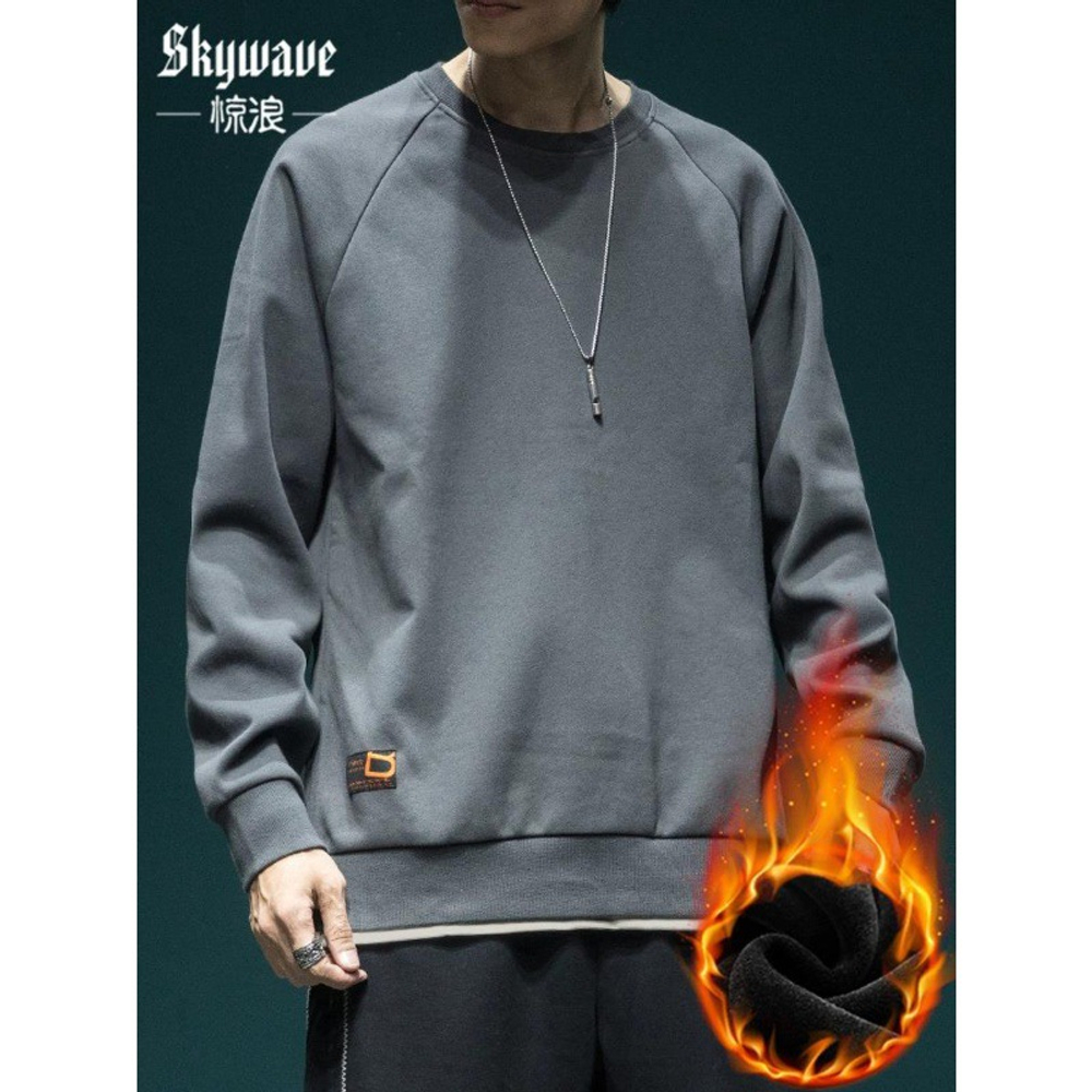 Толстовка универсальная в Японском стиле из двух частей на осень с круглым вырезом