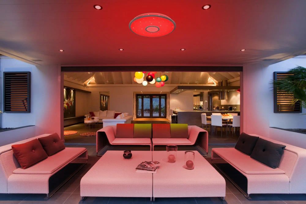 Citilux Старлайт CL70385RGB LED Люстра с пультом Венге