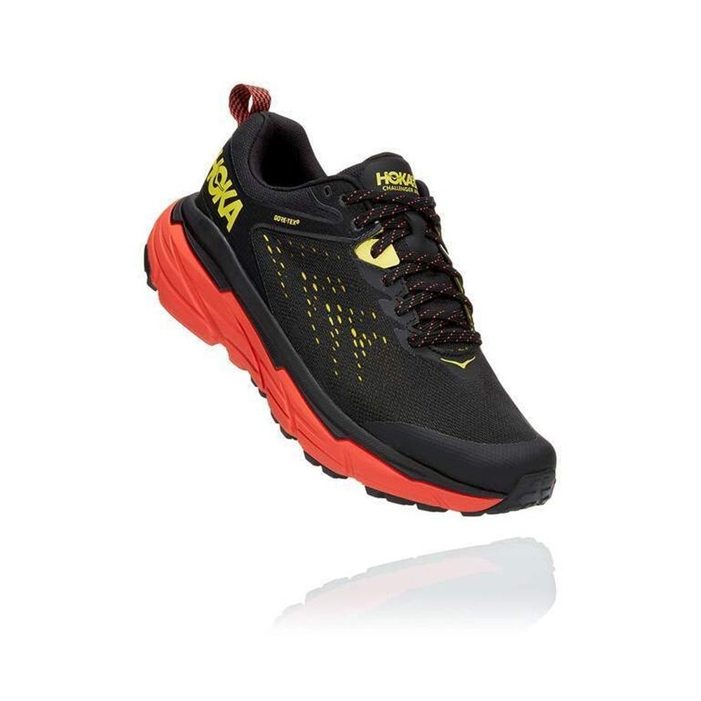 Кроссовки мужские HOKA M CHALLENGER ATR 6 GTX Black / Green Sheen