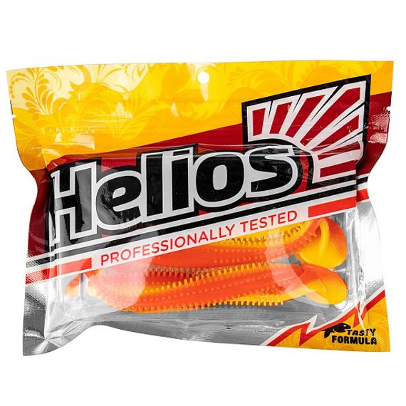 Виброхвост Shaggy 5,12&#39;/13 см Orange &amp; Yellow 5шт. (HS-18-015) Helios