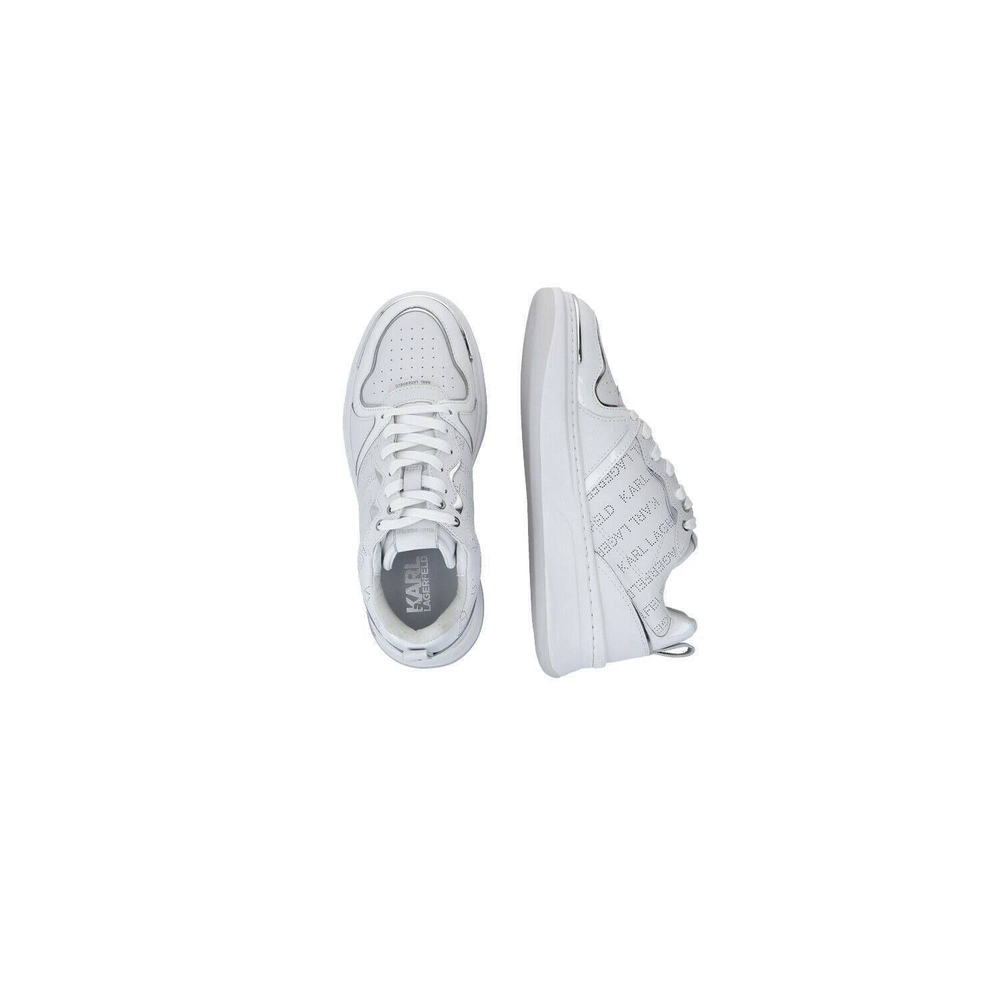 Кожаные кроссовки elektra Karl Lagerfeld - белый(KL62021)