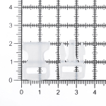 66079 Фастекс 10мм пластик, прозрачный BIG (10013160/111223/3523179, ГРЕЦИЯ)