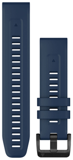 Ремешок сменный Garmin Quatix 7, 22mm QuickFit Captain Blue Silicone Band	010-13111-31
