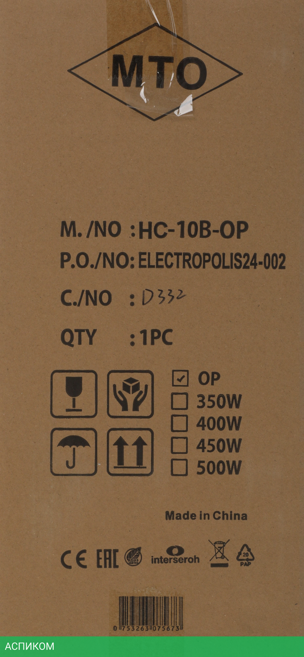 Корпус Chieftec Elox черный без БП (HC-10B-OP)