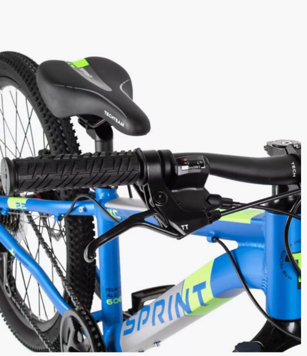 Велосипед TechTeam Sprint 24"х13 синий 2023