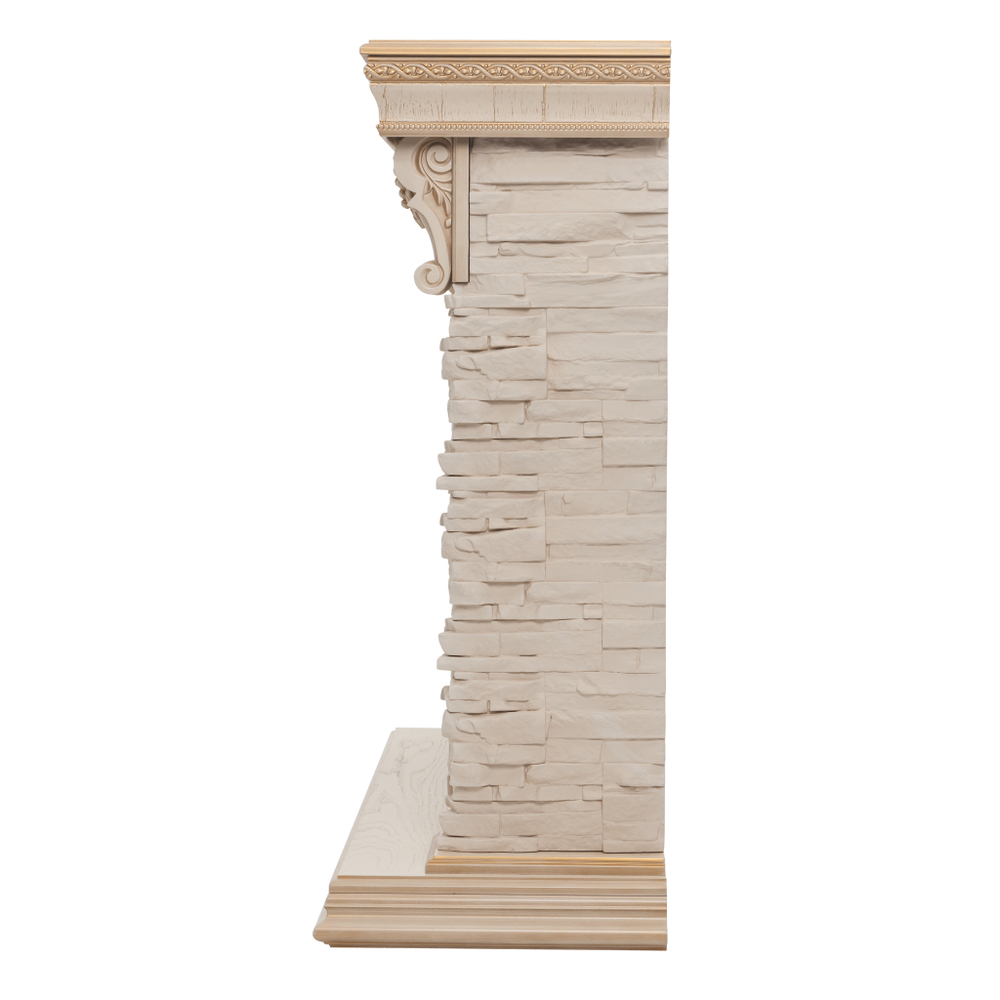 Каминокомплект Real Flame atricia WT с очагом Majestic Lux Brass