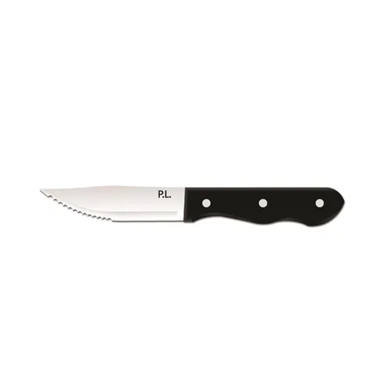 Нож для стейка 25,3 см "PRO-Line" черная ручка P.L. Proff Cuisine