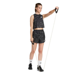 Баскетбольные женские шорты adidas Train Essentials Allover Print Workout Shorts Gray