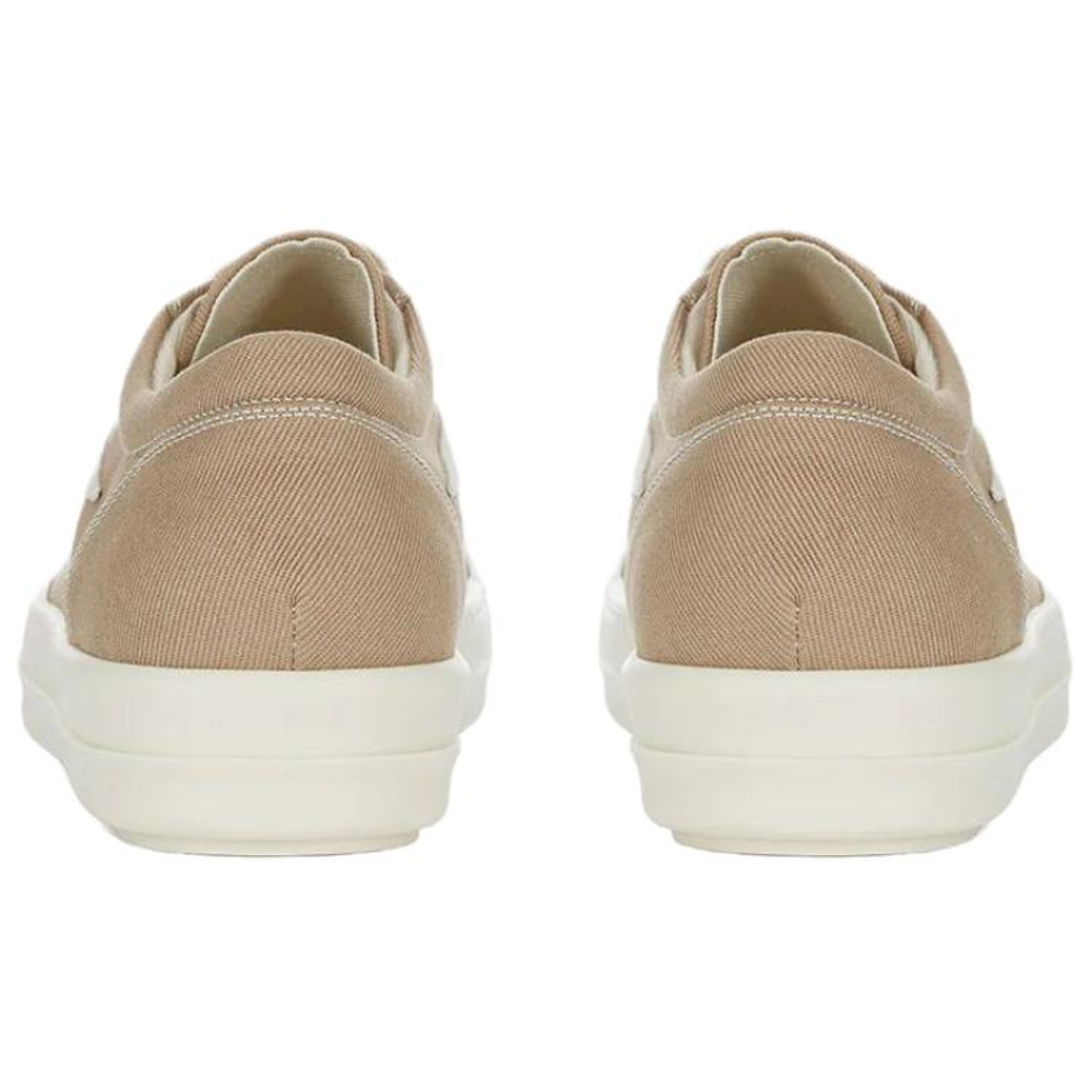 Rick Owens DRKSHDW SS26 Low top Canvas Shoes Men"s Beige